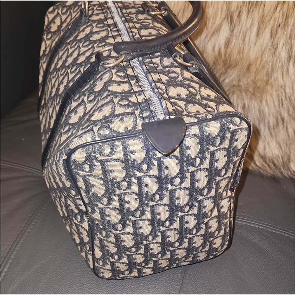 Christian Dior Oblique Trotter Canvas Boston Bag w/COA - Picture 4 of 12